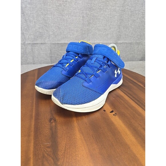 Under‎ Armour Get B Zee GS Youth 6Y Basketball Shoes Golden State Warriors Blue - Picture 5 of 14